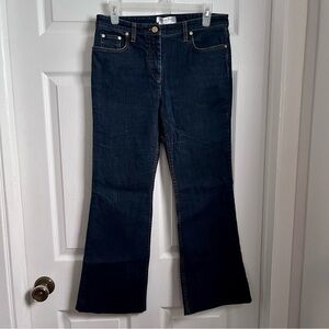 Christian Dior jeans vintage women size 8 medium blue logo pocket